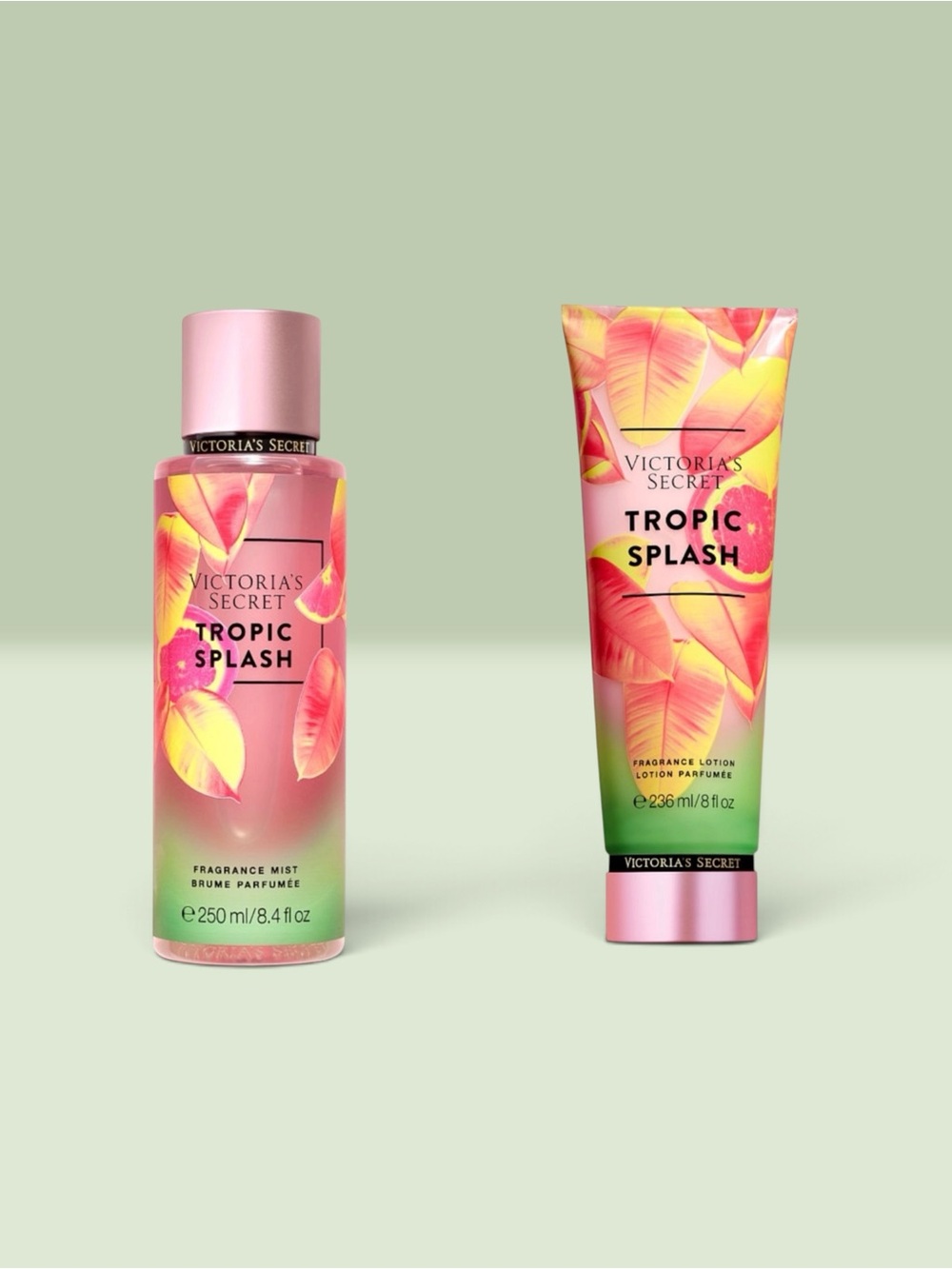 Victoria's Secret TROPIC SPLASH Fragrance Mist and Lotion